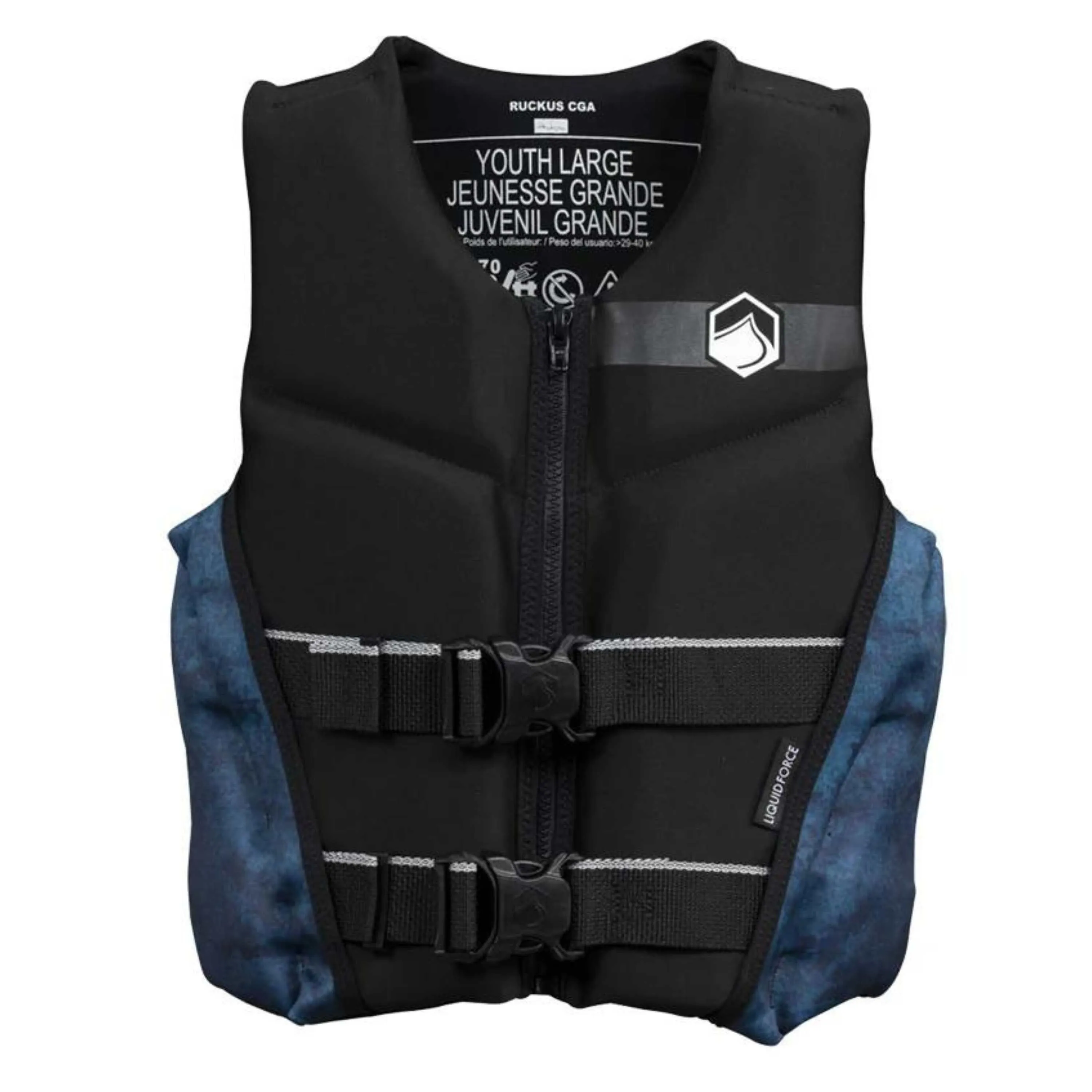 2025 Liquid Force Ruckus Hudson Youth Boy's CGA Life Jacket