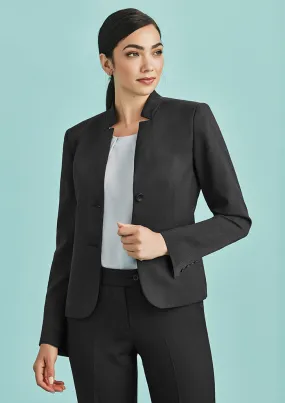 60113 BizCorporates Womens Short Jacket With Reverse Lapel