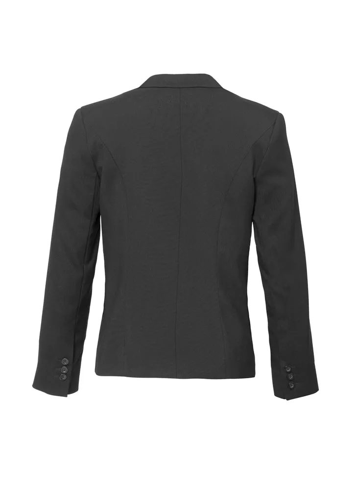 60113 BizCorporates Womens Short Jacket With Reverse Lapel