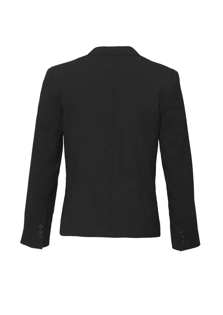 60113 BizCorporates Womens Short Jacket With Reverse Lapel