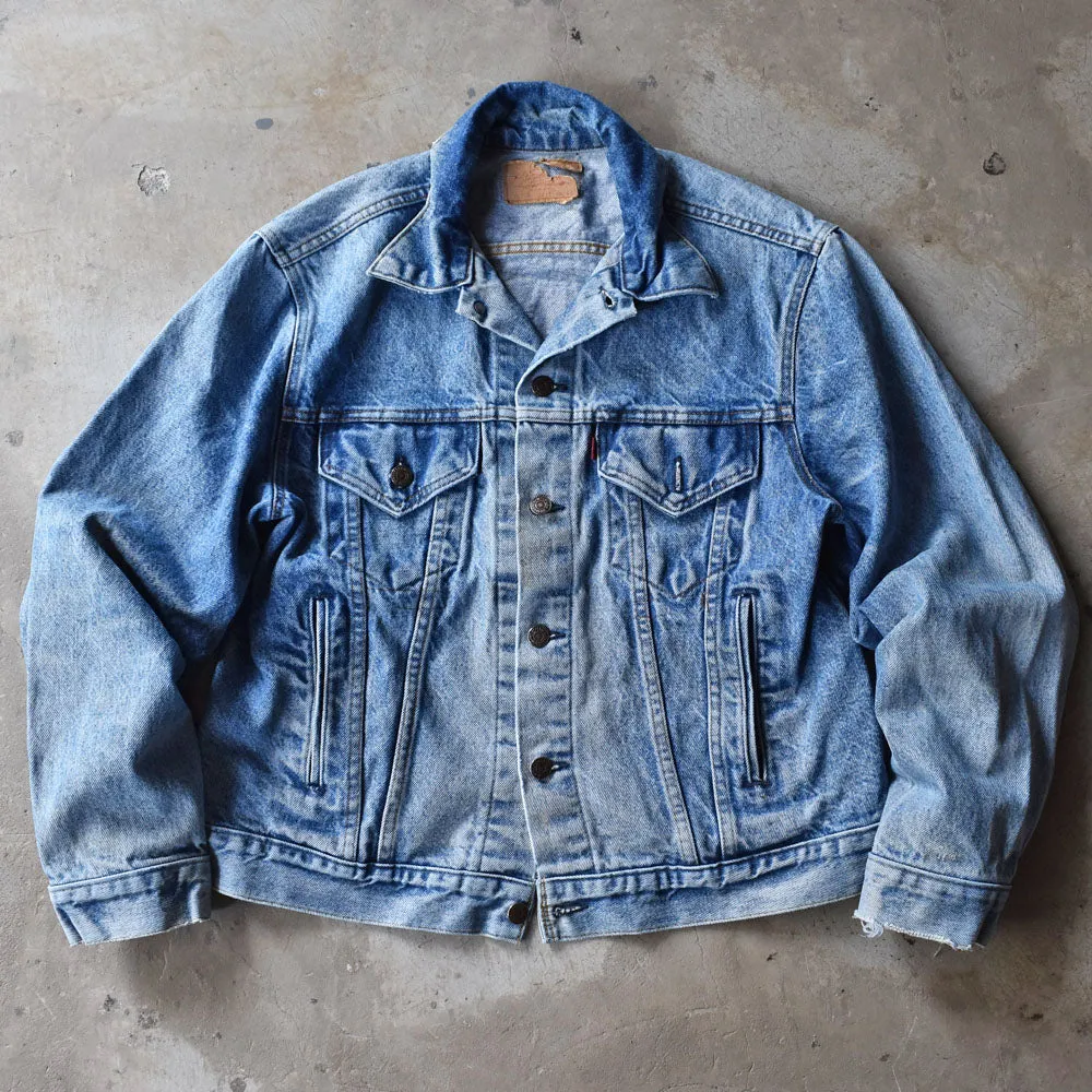 90’s Levi's 70506-0217 ワッペンカスタム！ デニムジャケット USA製 240412