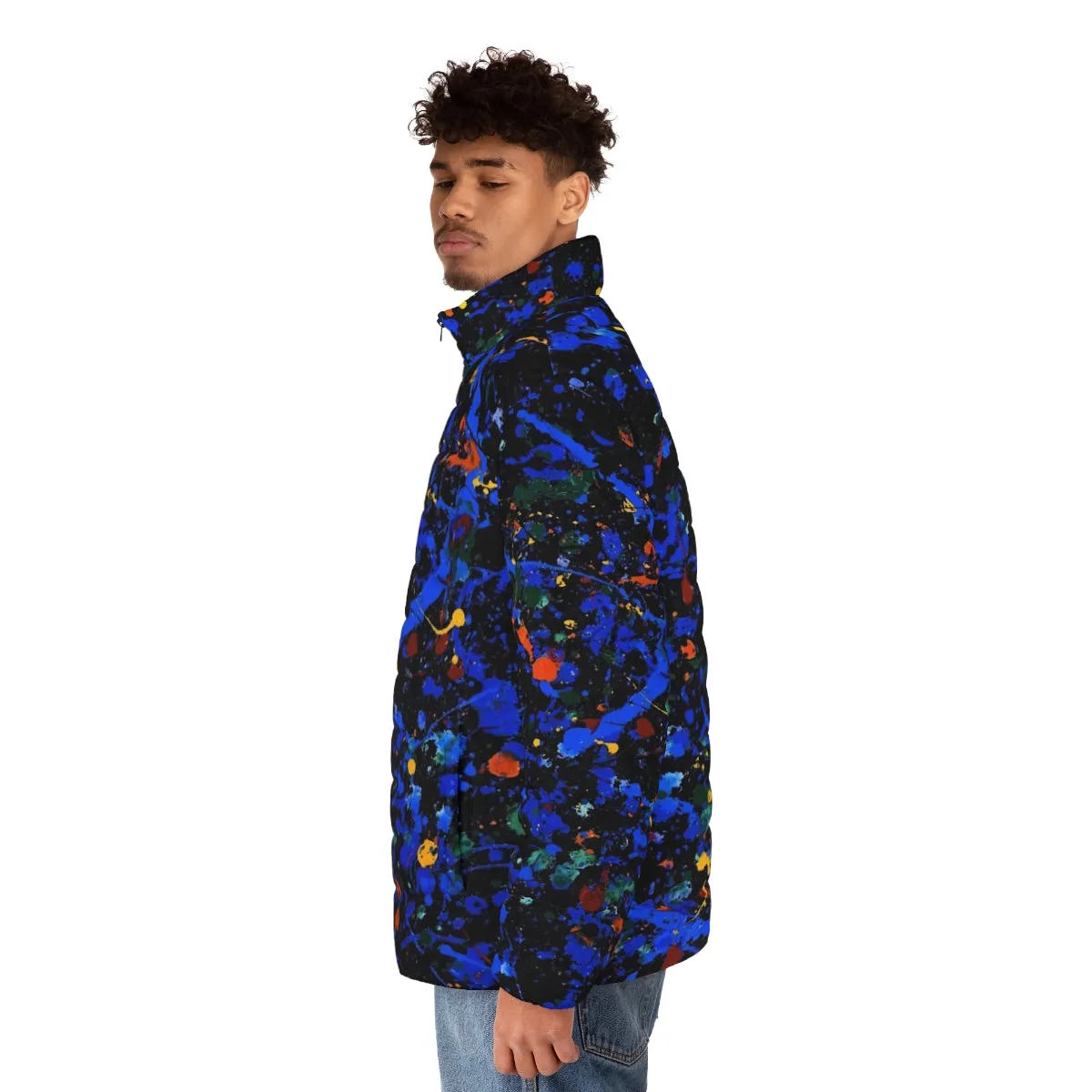 Abstract 909 Puffer Jacket: Artful Style for the Modern Adventurer