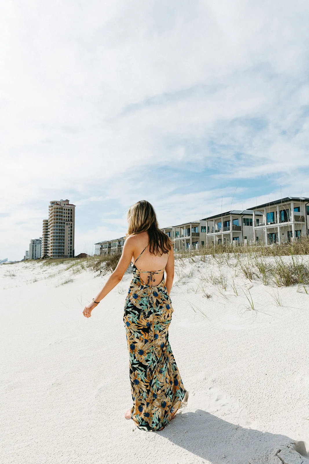 All For Florals Maxi Dress  - Black Multi