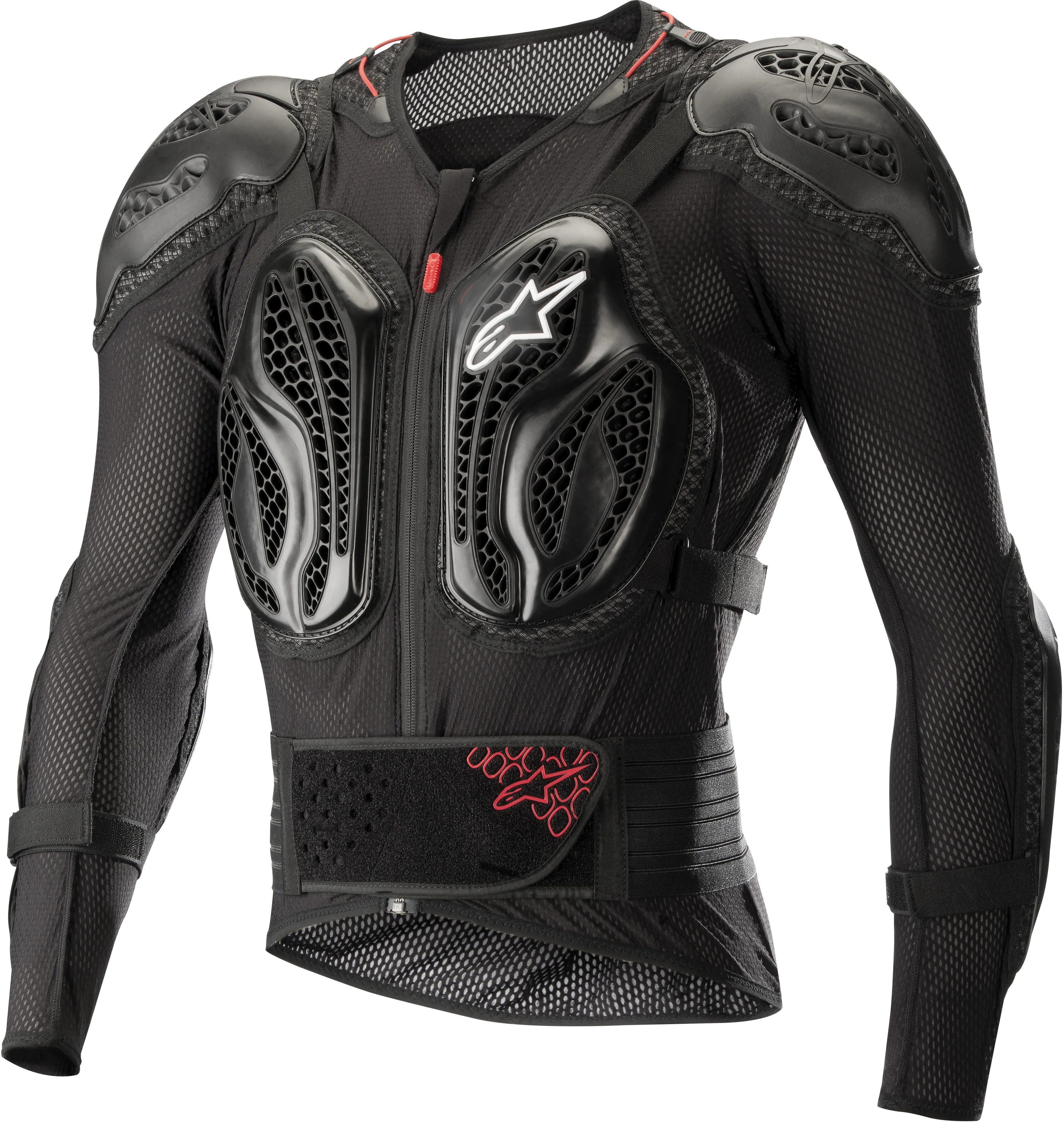 ALPINESTARS BIONIC ACTION JACKET BLACK/RED 2X 6506818-13-XXL