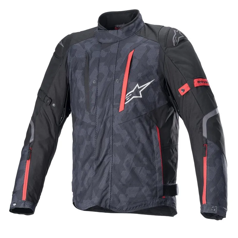 Alpinestars RX-5 Drystar Jacket Black Camo / Bright Red