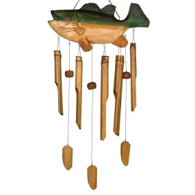 Animal Bamboo Chime - Bass Fish