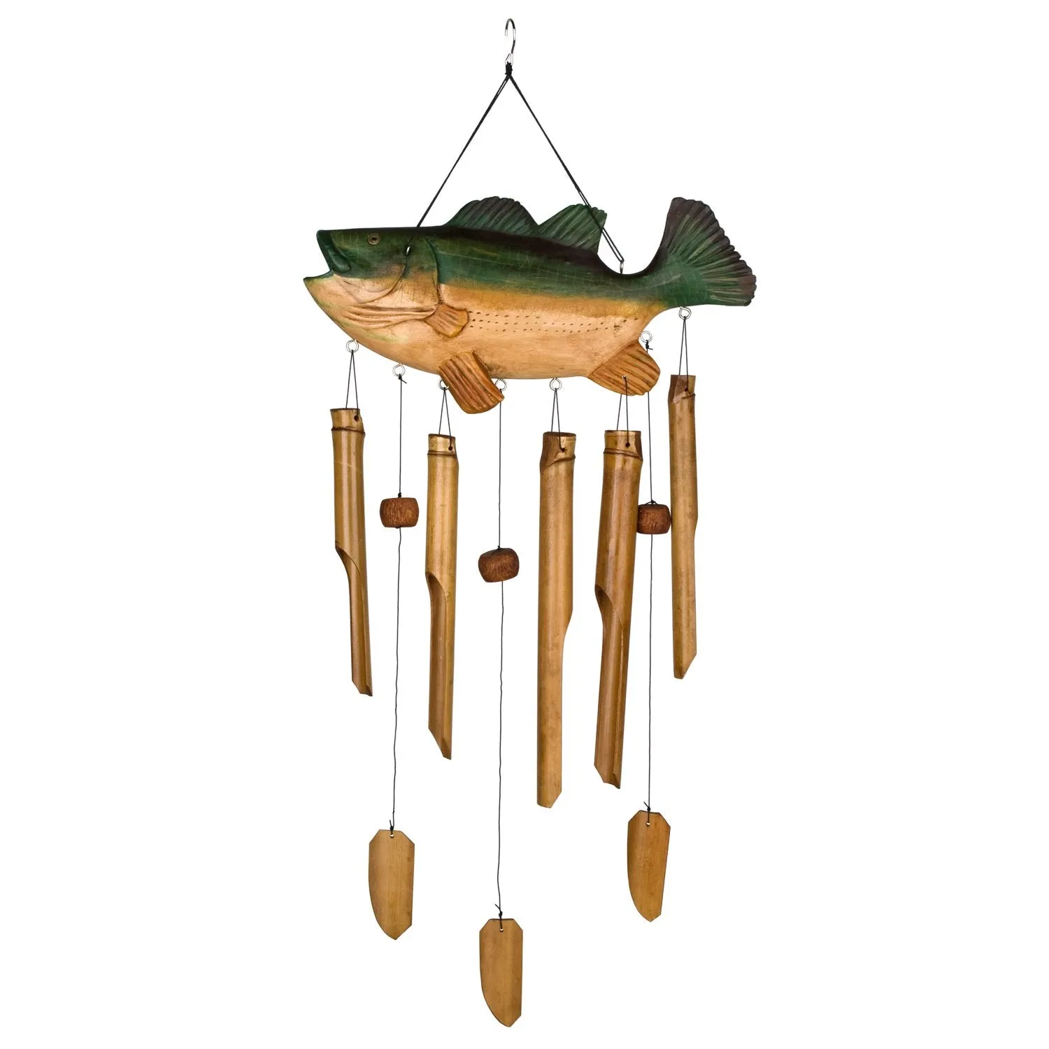 Animal Bamboo Chime - Bass Fish