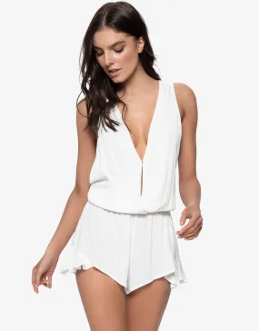 Anne-Marie Romper - White