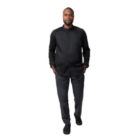 BA075-L Chef Works Tulum Sustainable Chef Jacket Black L