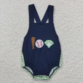 baseball embroidery baby boys onesies SR0272