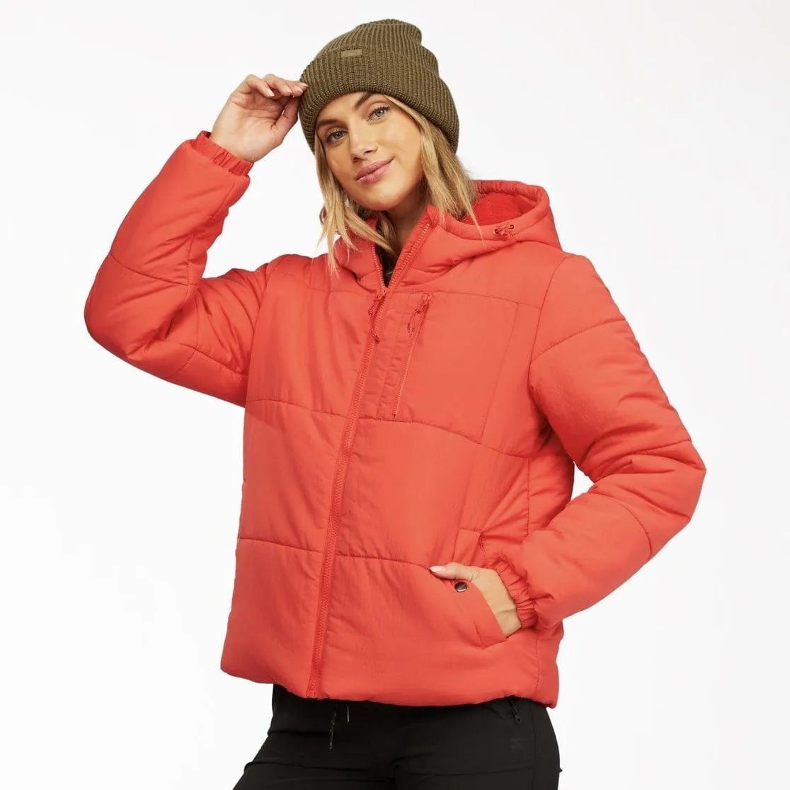 BILLABONG Transport Zip-Up Puffer Jacket