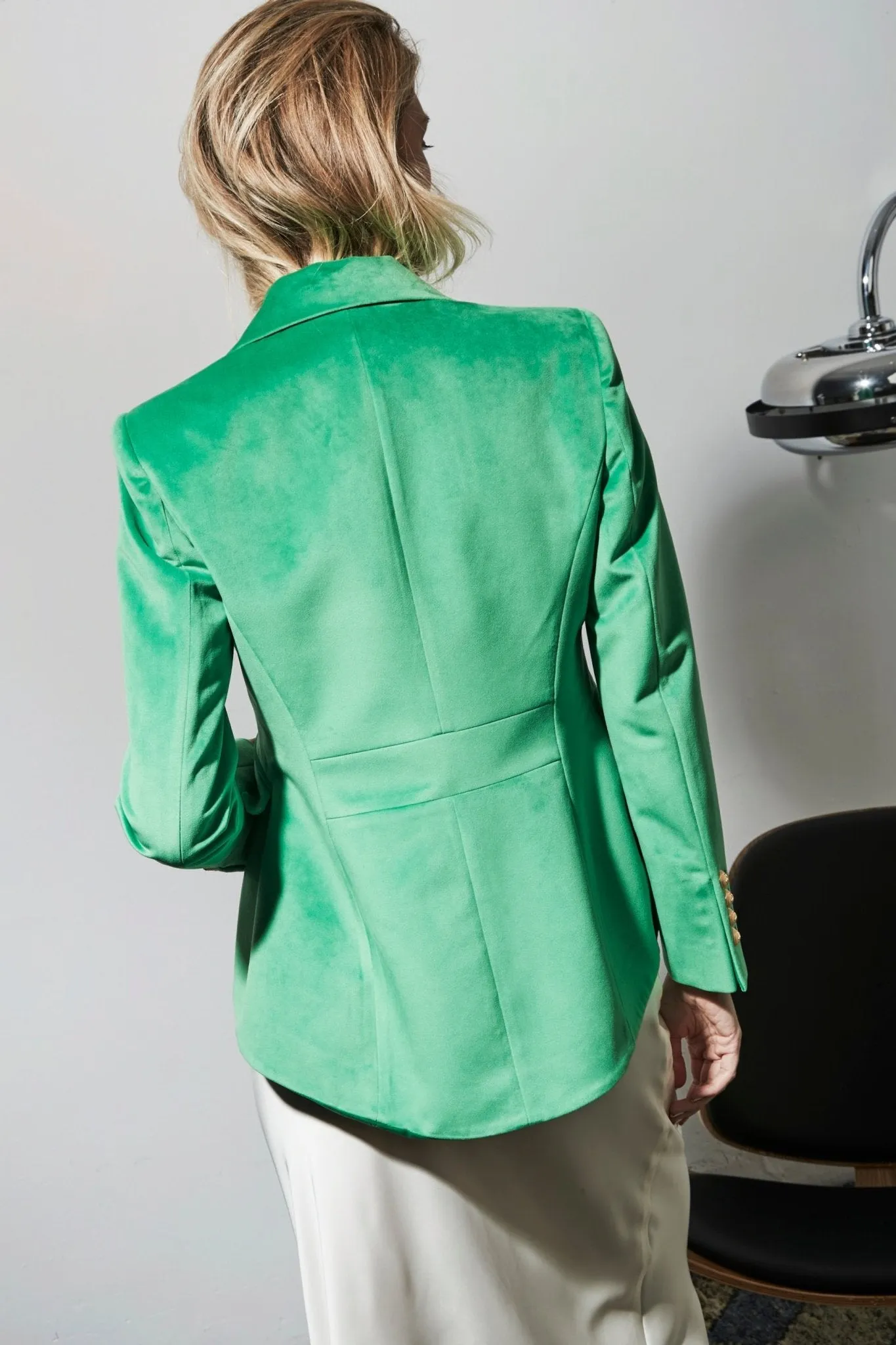 BLAZER TERCIOPELO VERDE HAYLEE