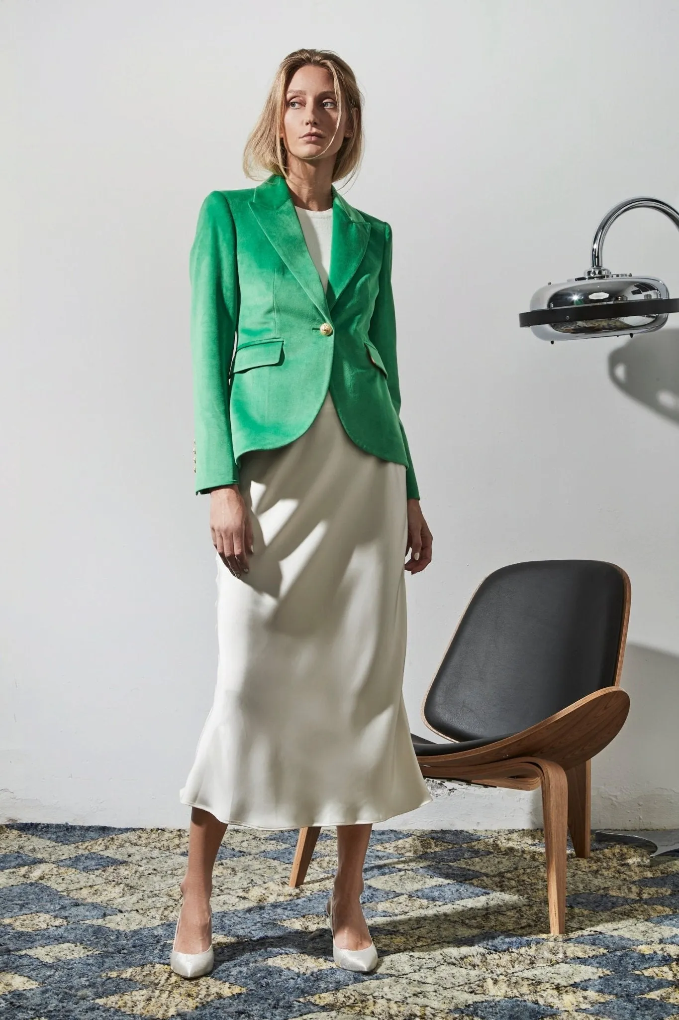 BLAZER TERCIOPELO VERDE HAYLEE