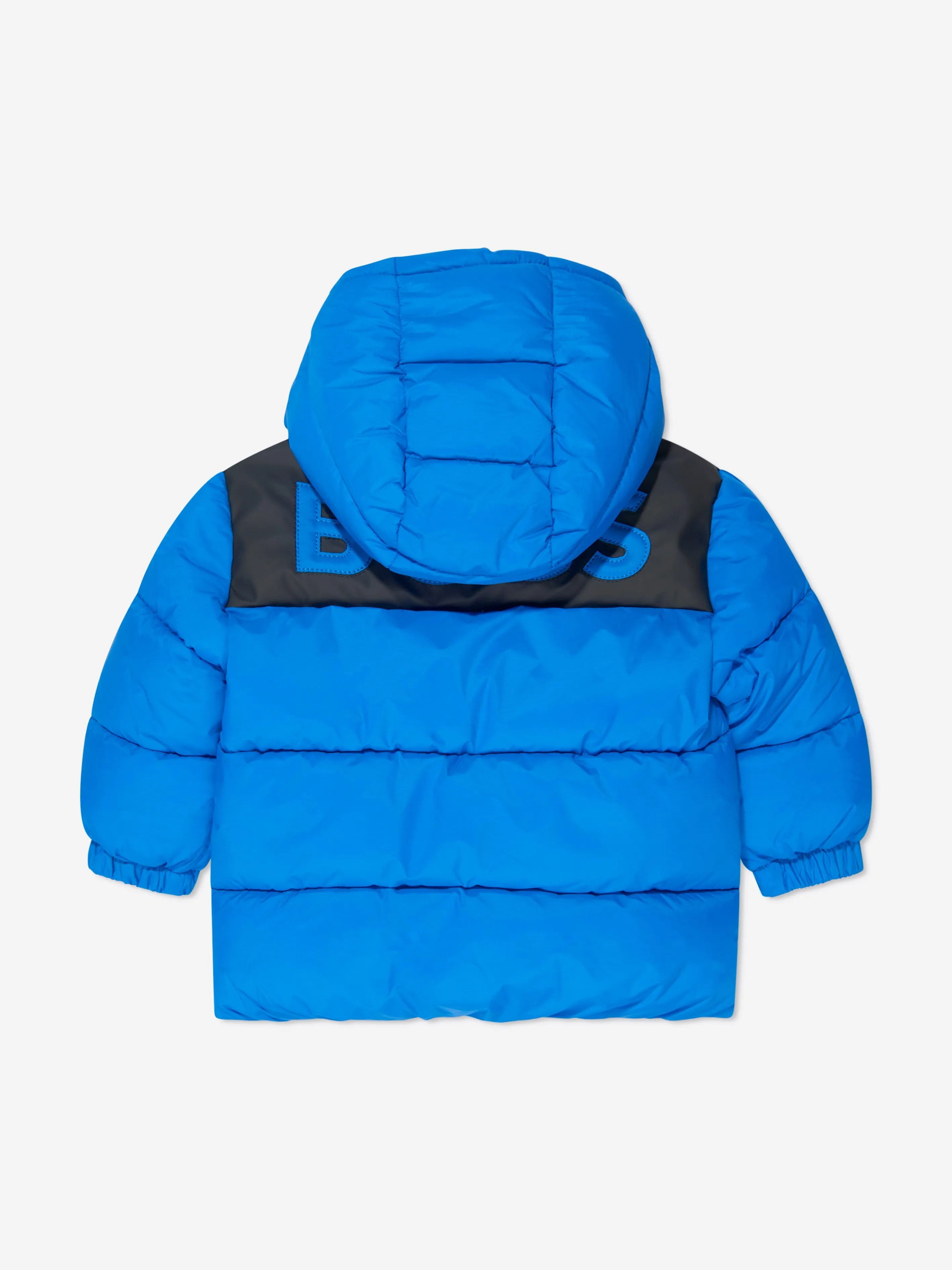 BOSS Baby Boys Puffer Jacket in Blue