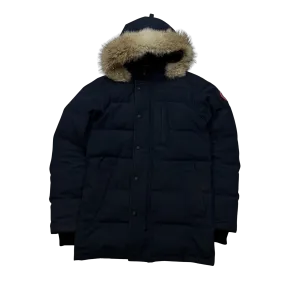 Canada Goose Navy Carson Hooded Parka Jacket - XS