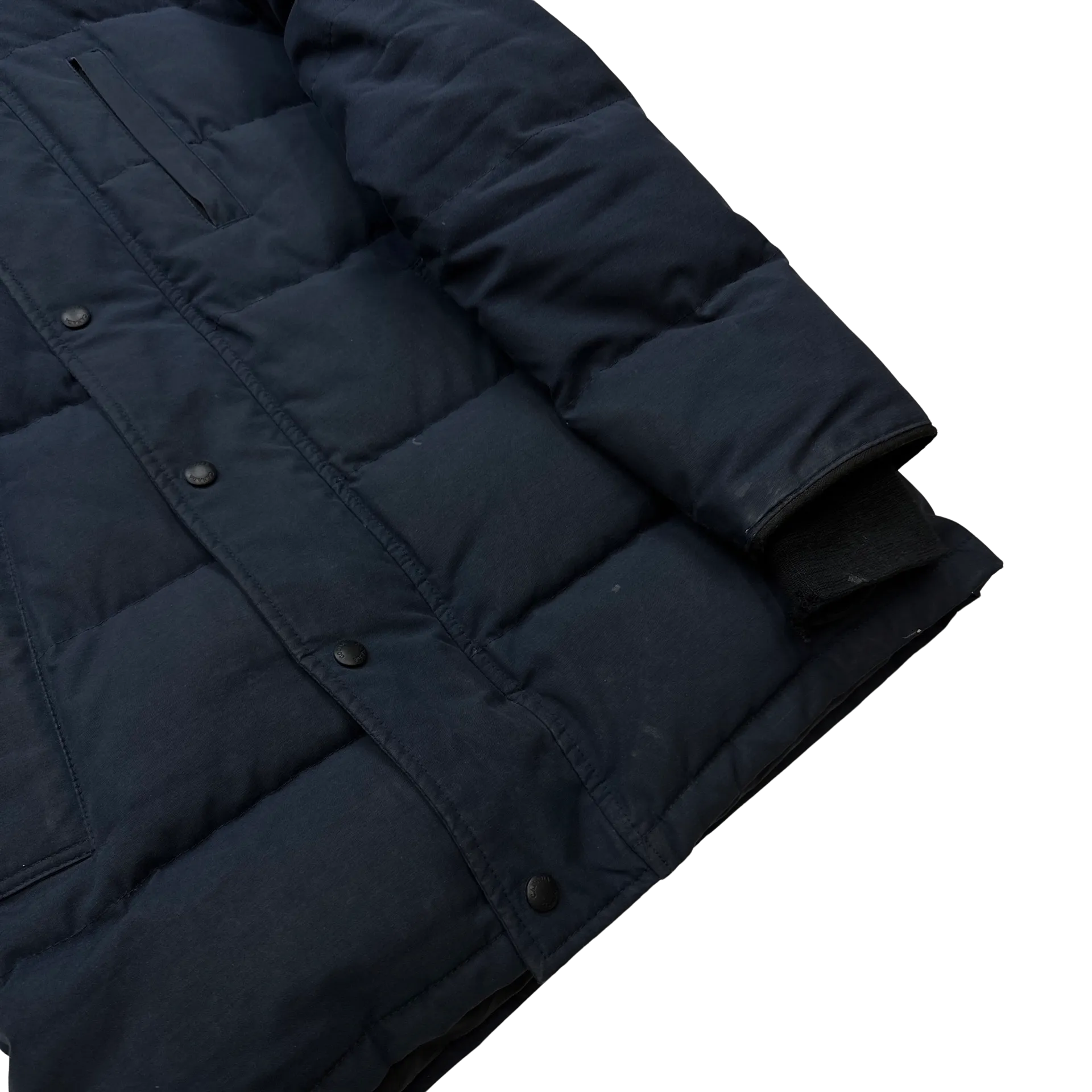 Canada Goose Navy Carson Hooded Parka Jacket - XS