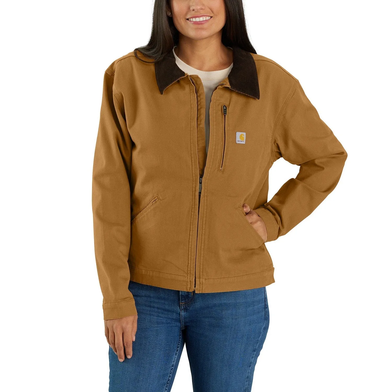 Carhartt Women's Re-Engineered Rugged Flex® Loose Fit Canvas Detroit Jacket