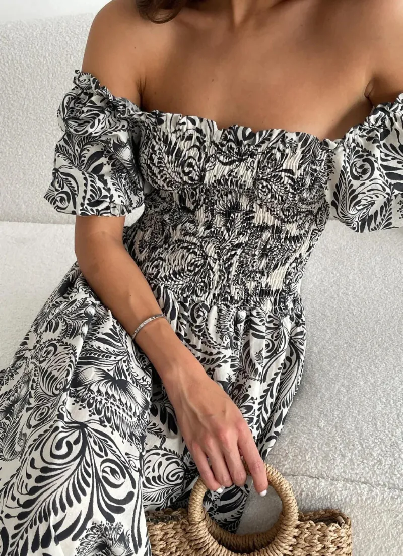 Carina Print Dress