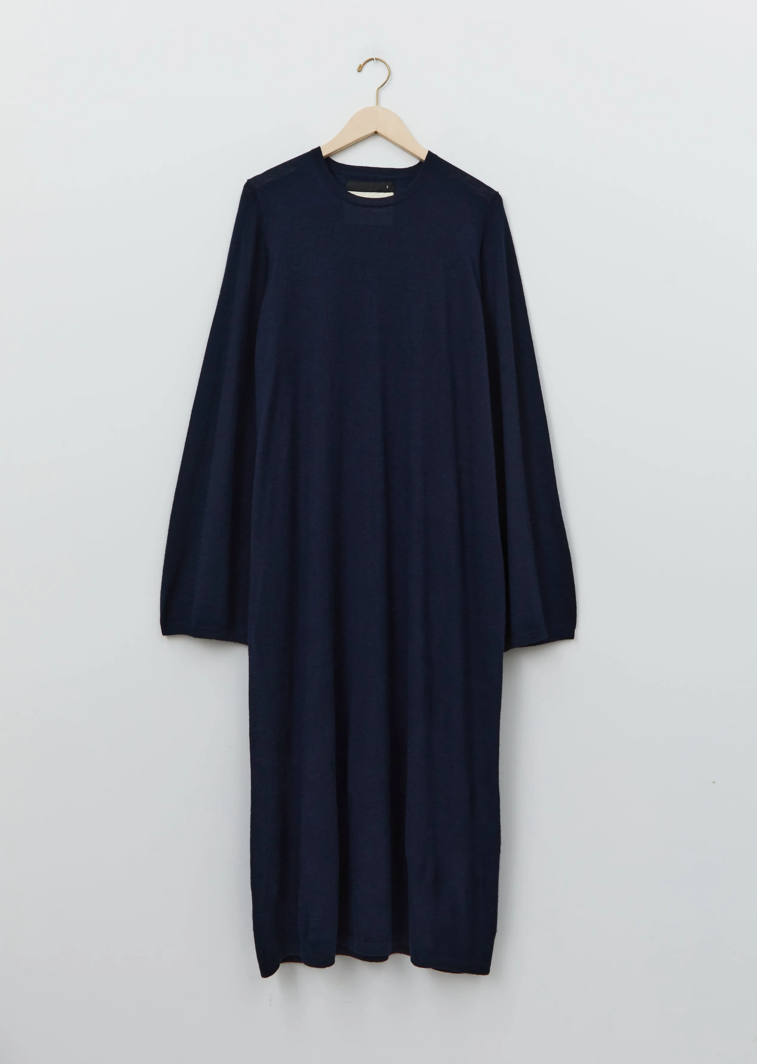 Cashmere Long Sleeve Bag Dress