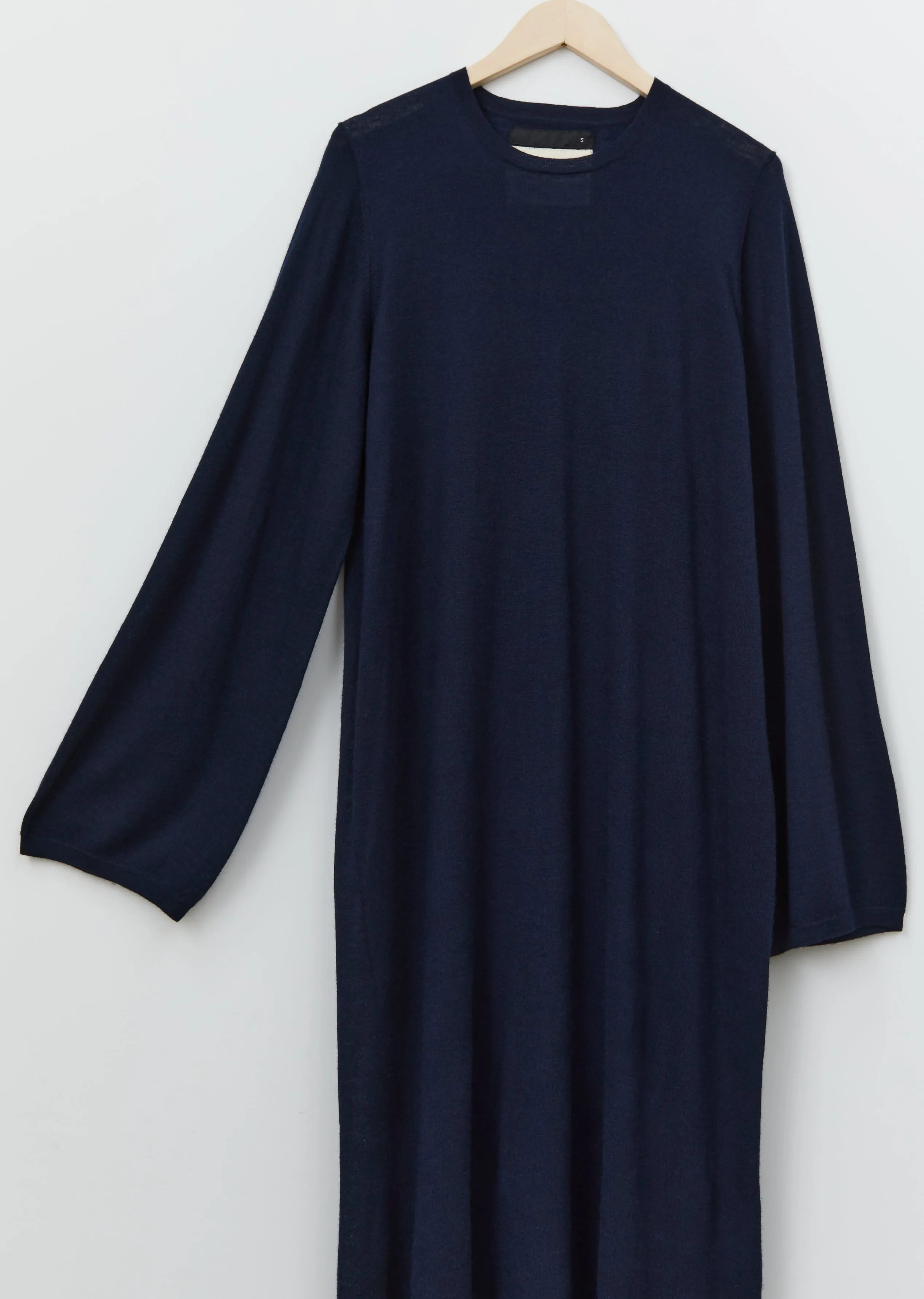 Cashmere Long Sleeve Bag Dress