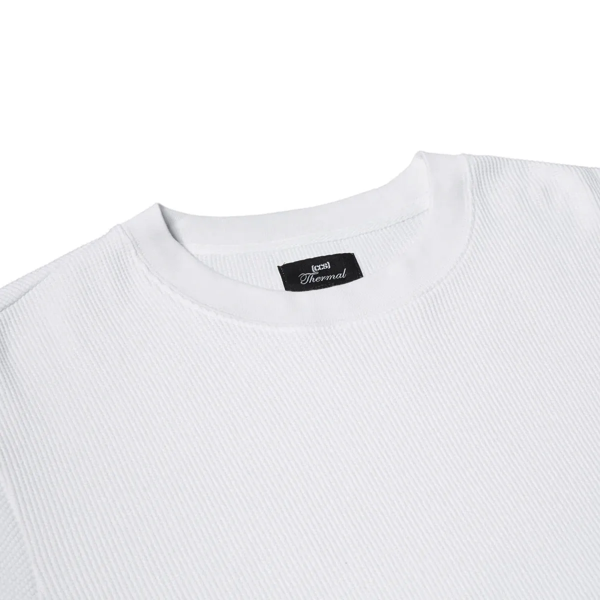 CCS OG Waffle Knit Thermal Shirt - White