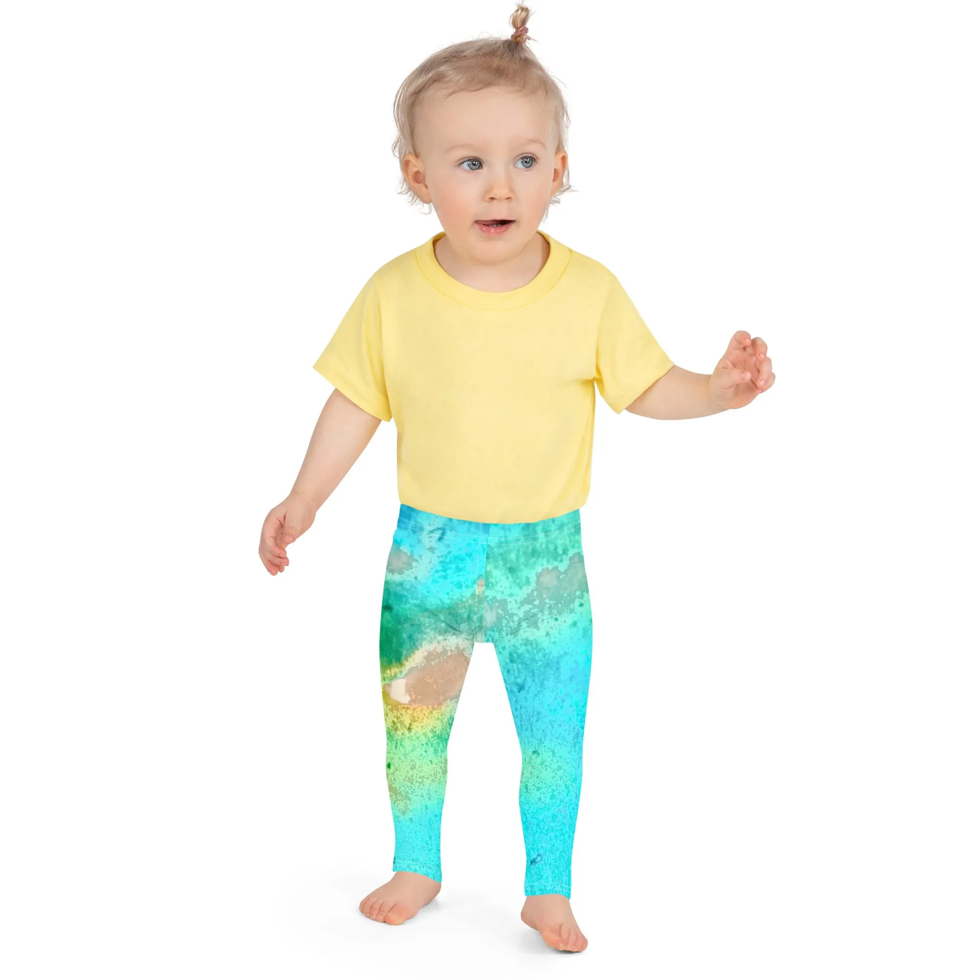 CHILDREN's PANTS LEGGINGS : TROPICAL WATER MOVEMENTS