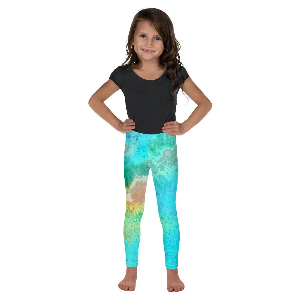 CHILDREN's PANTS LEGGINGS : TROPICAL WATER MOVEMENTS