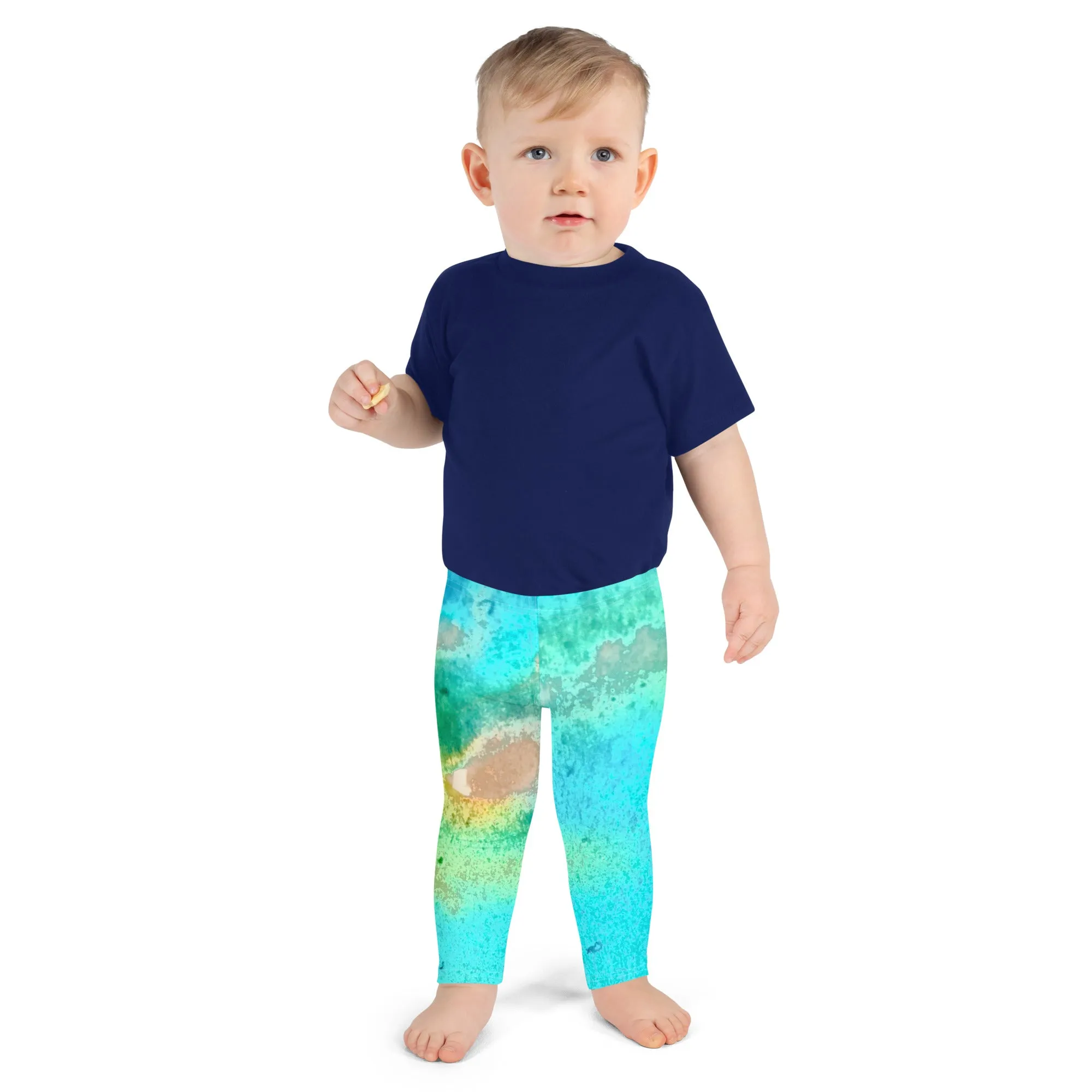 CHILDREN's PANTS LEGGINGS : TROPICAL WATER MOVEMENTS