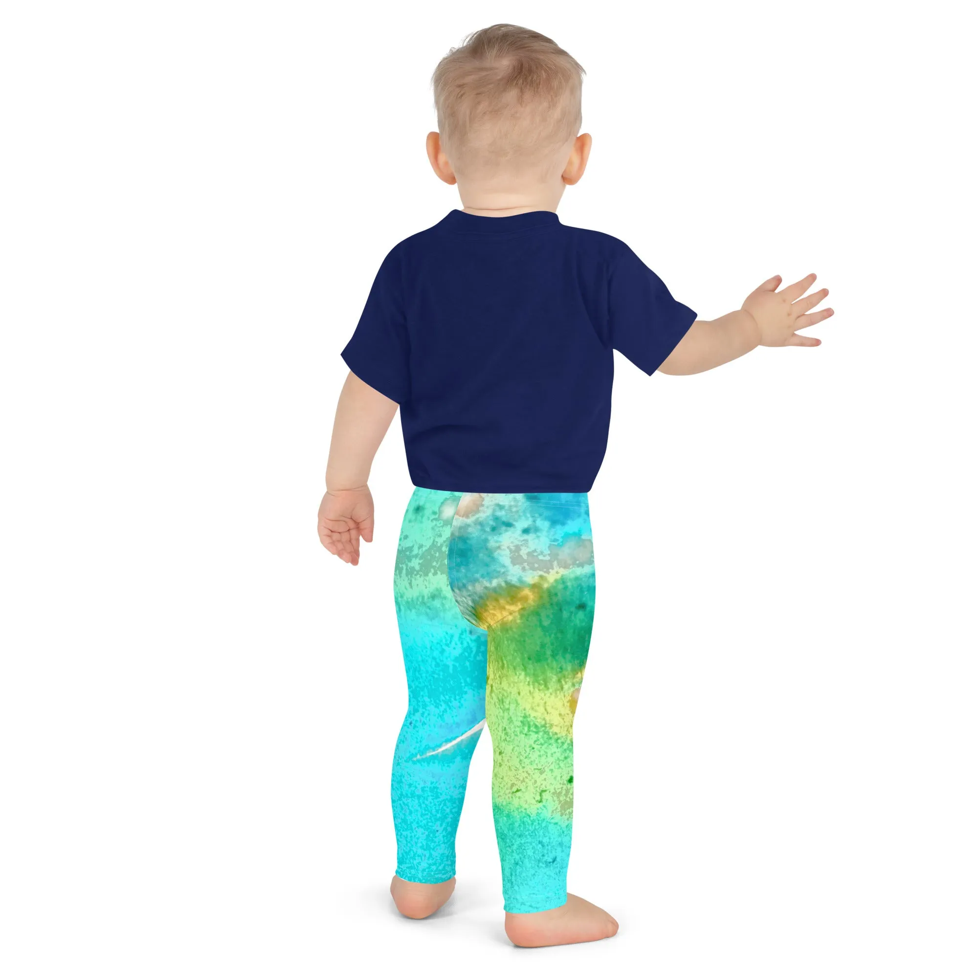 CHILDREN's PANTS LEGGINGS : TROPICAL WATER MOVEMENTS