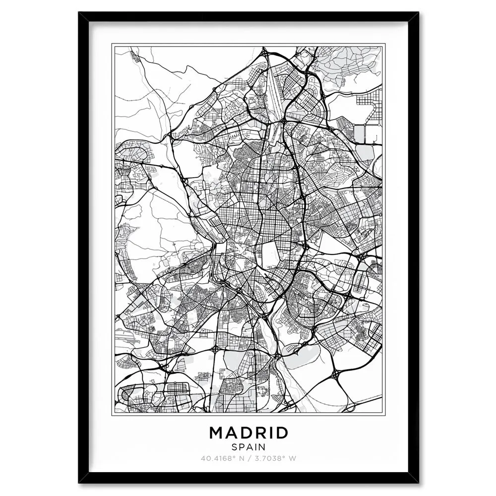 City Map | MADRID - Art Print