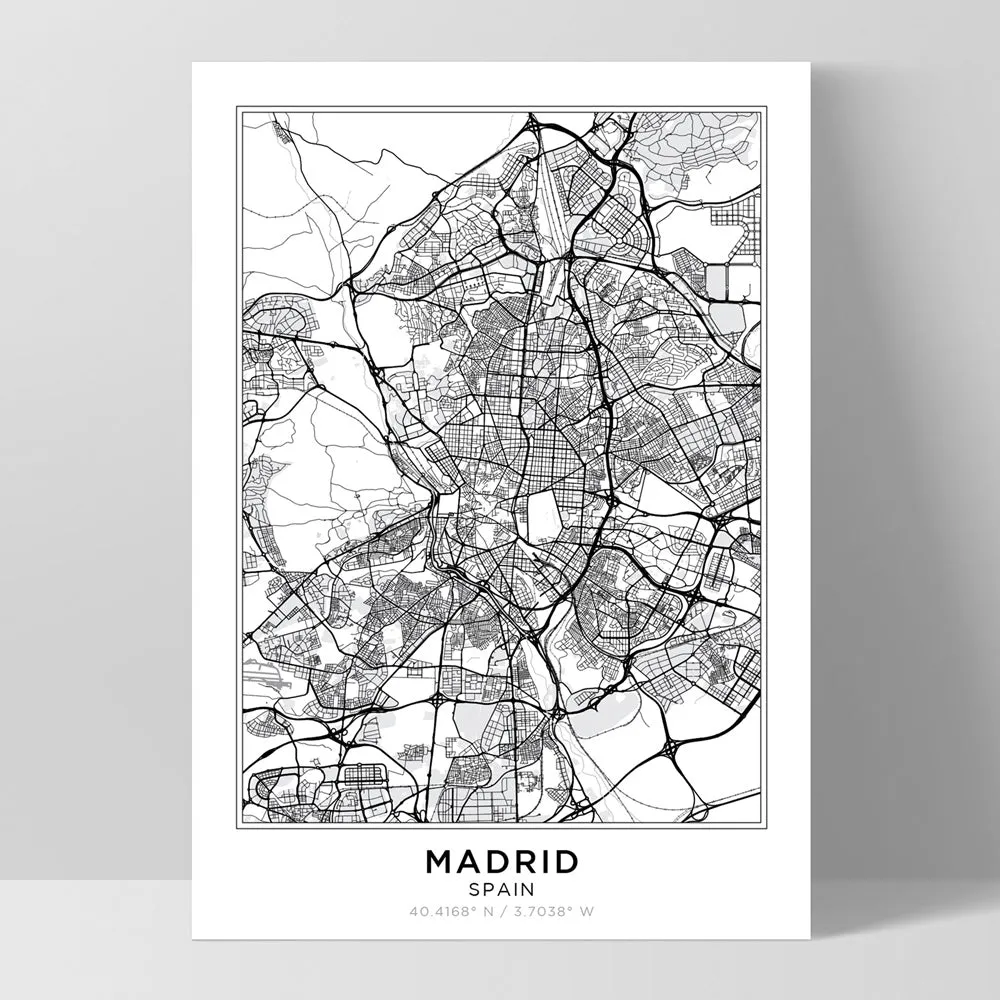 City Map | MADRID - Art Print