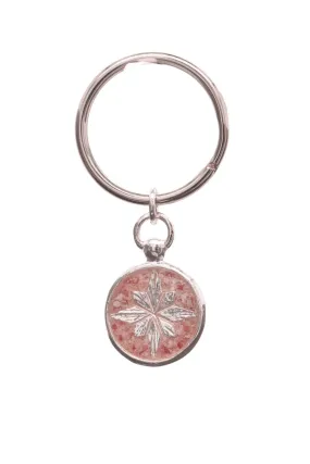 Compass Rose ~ Minimalist Keychain