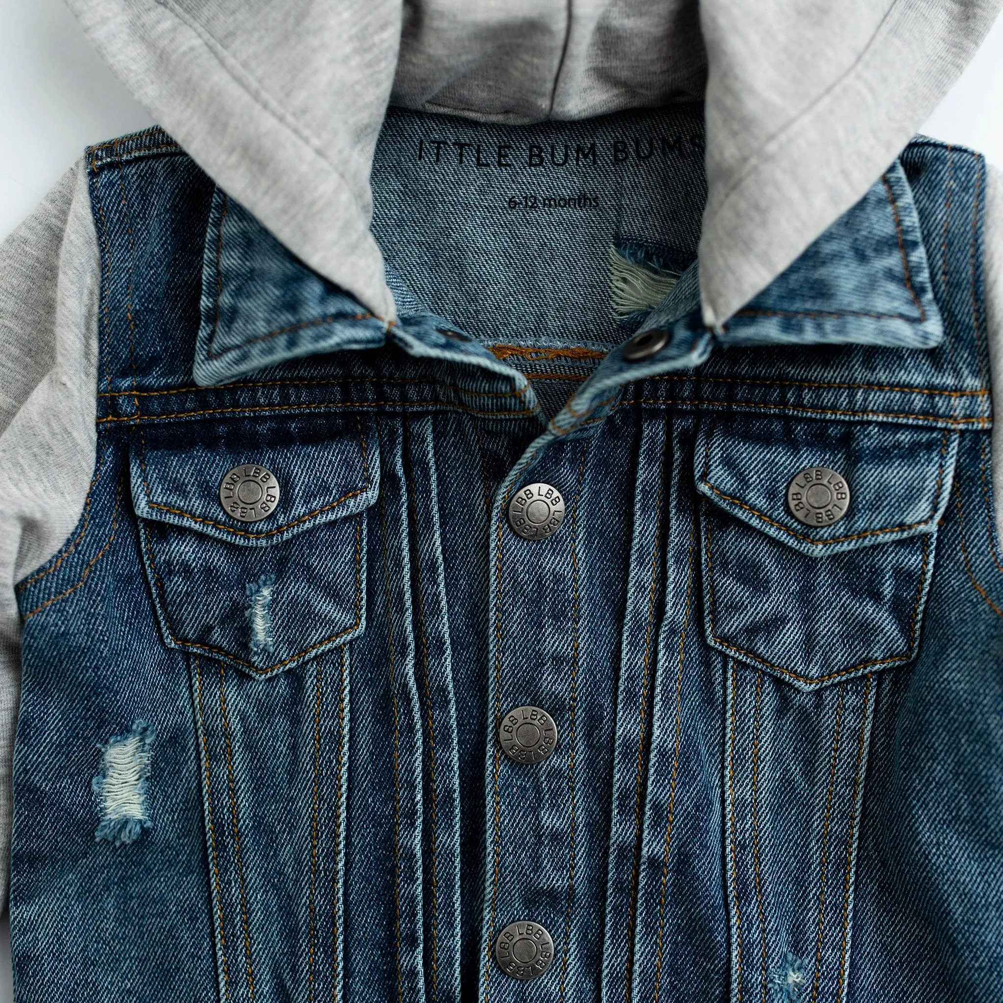 Distressed Denim Jacket