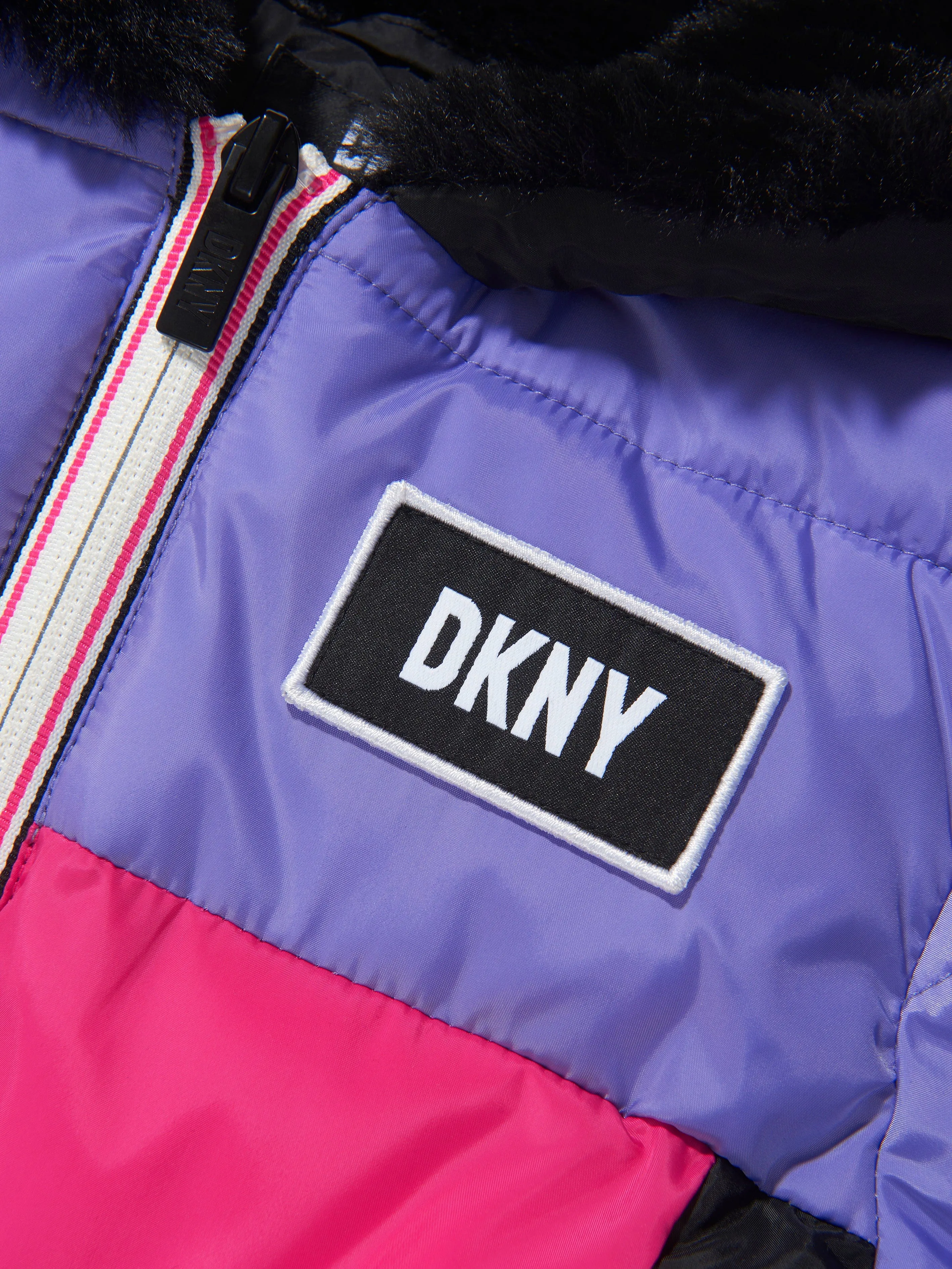 DKNY Girls Hooded Puffer Jacket