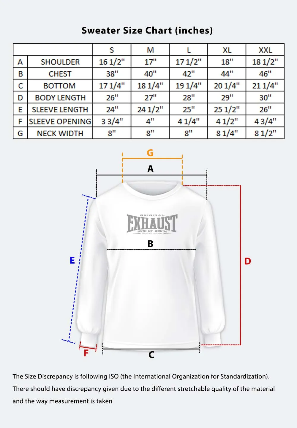 EXHAUST Long Sleeve Sweater 1410