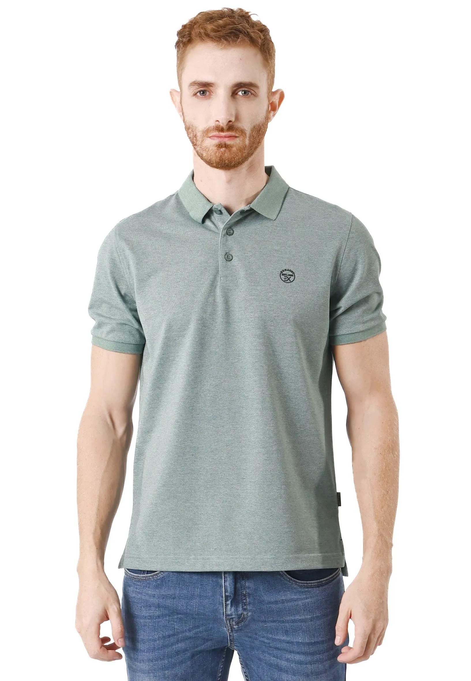 EXHAUST MENS POLO T-SHIRT [SLIM FIT] 1594