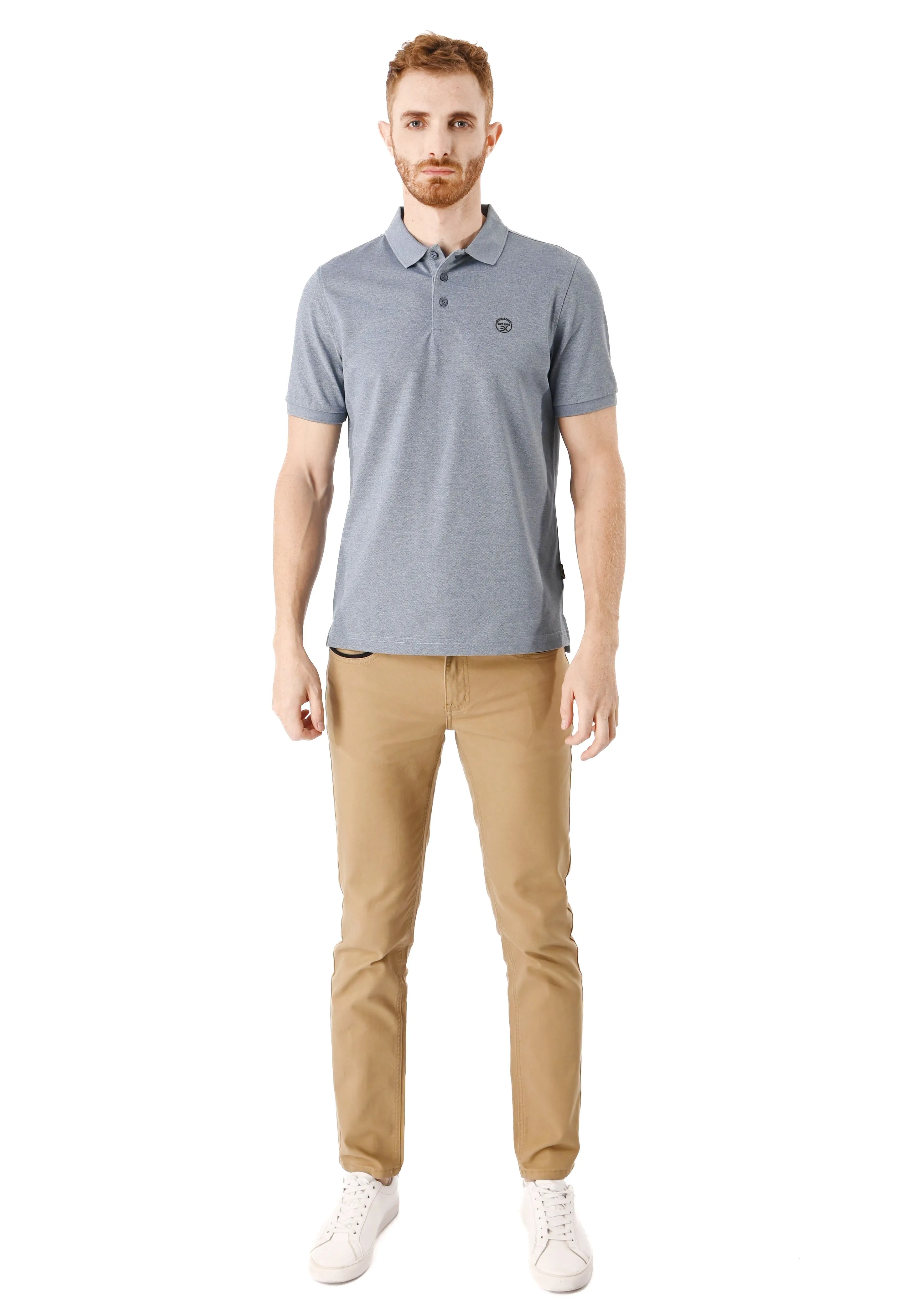 EXHAUST MENS POLO T-SHIRT [SLIM FIT] 1594