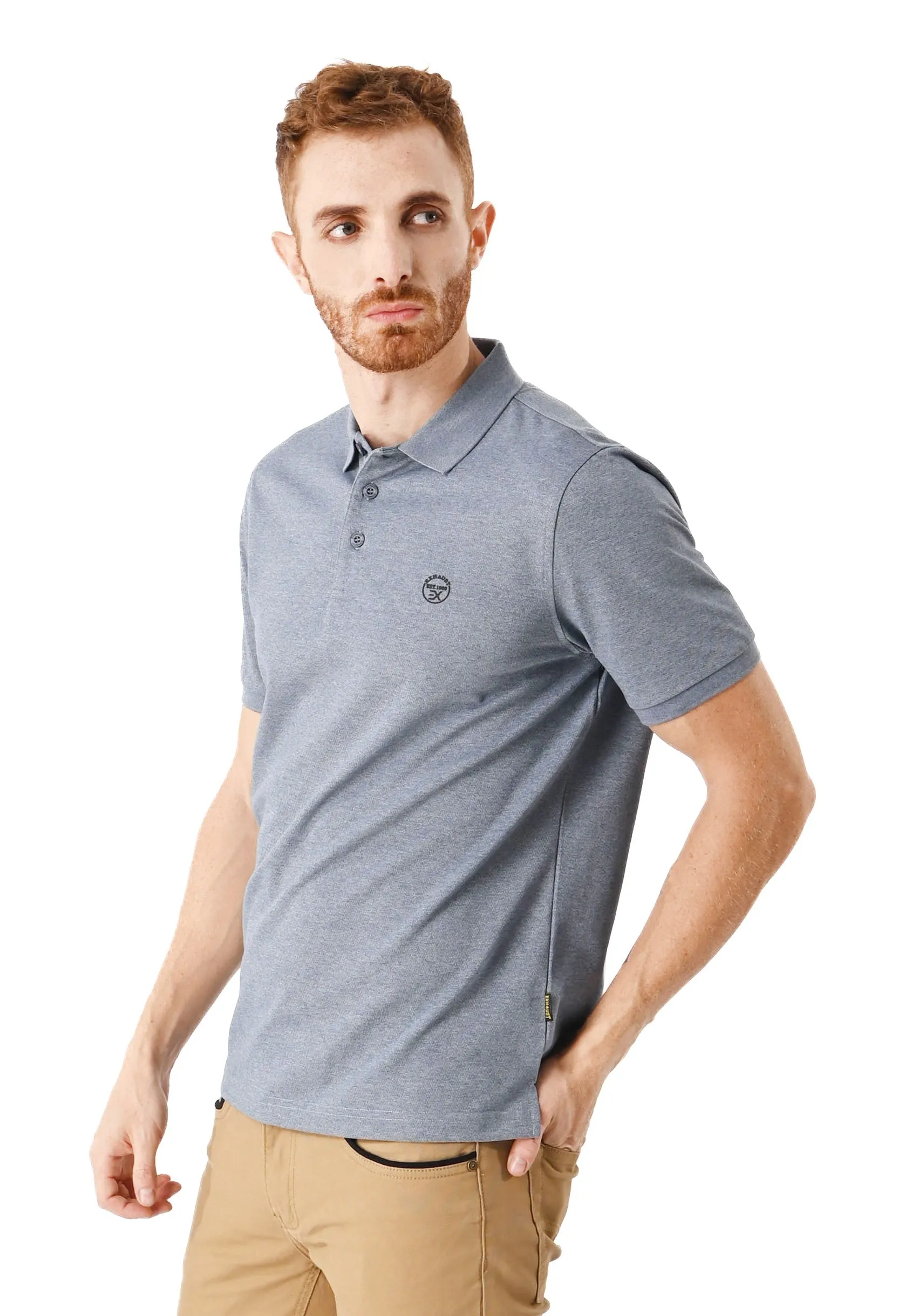 EXHAUST MENS POLO T-SHIRT [SLIM FIT] 1594