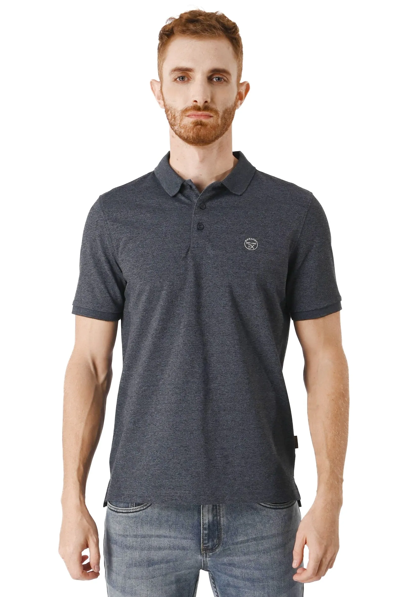 EXHAUST MENS POLO T-SHIRT [SLIM FIT] 1594