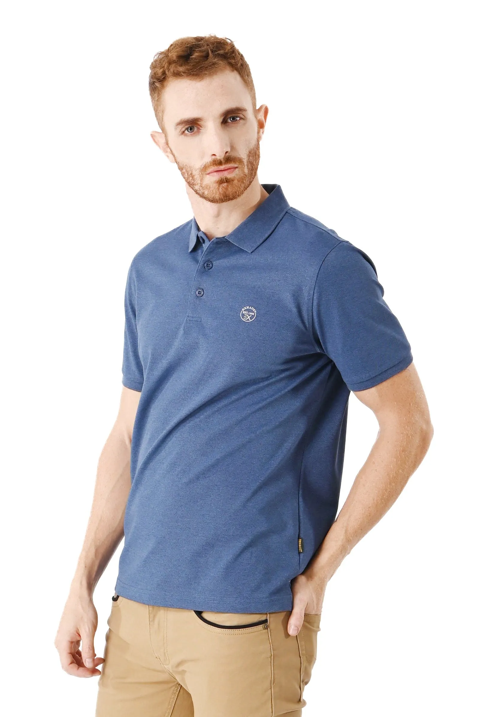 EXHAUST MENS POLO T-SHIRT [SLIM FIT] 1594