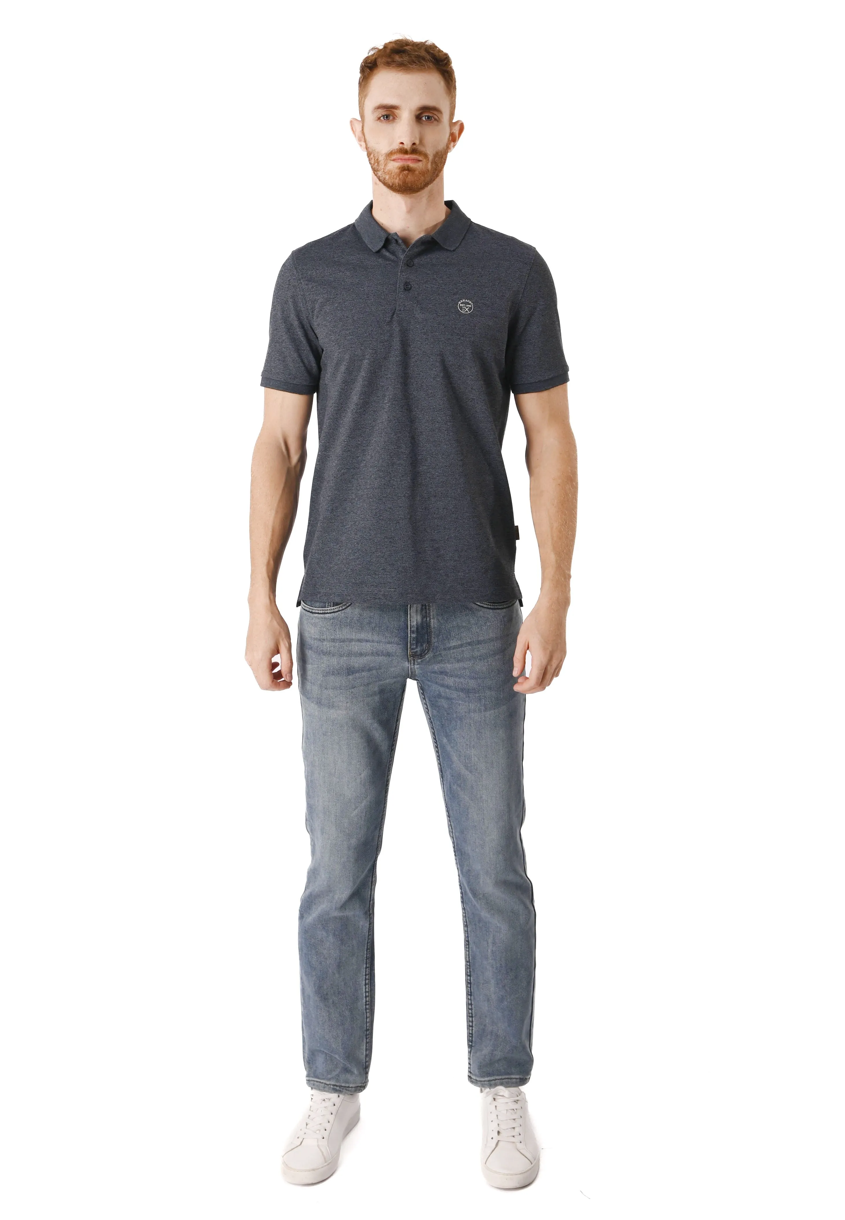 EXHAUST MENS POLO T-SHIRT [SLIM FIT] 1594