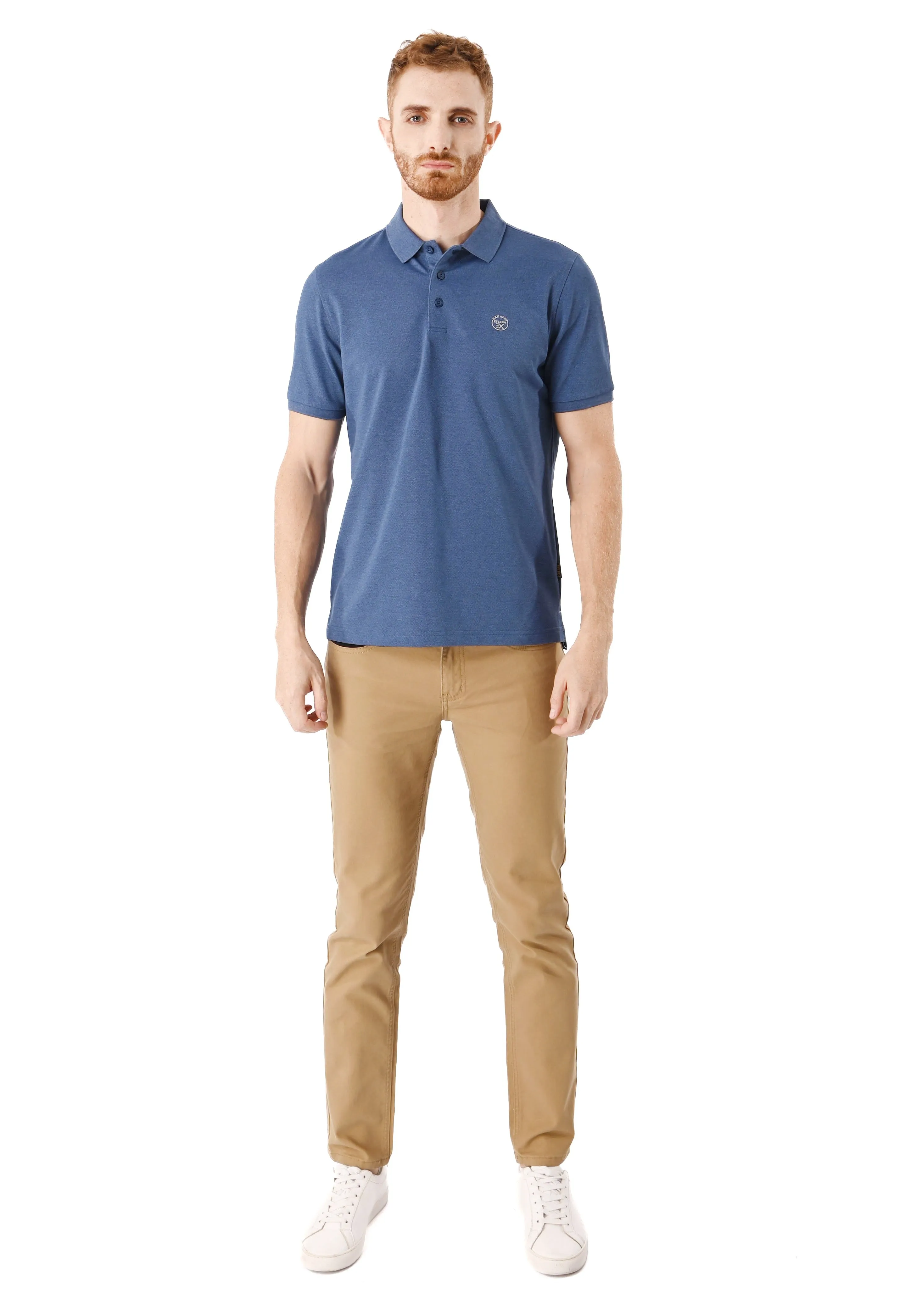 EXHAUST MENS POLO T-SHIRT [SLIM FIT] 1594