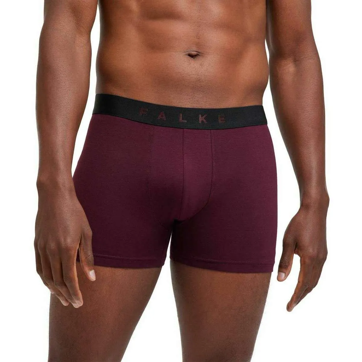 Falke Daily Comfort 2 Pack Boxer Brief - Black/Burgundy