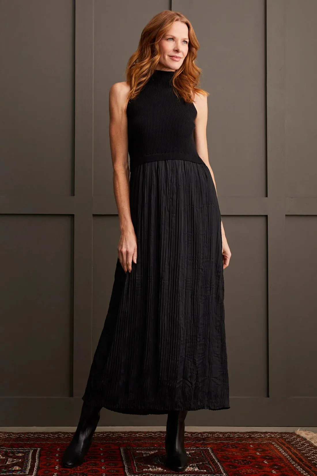 Femme Sleeveless Twofer Maxi Dress