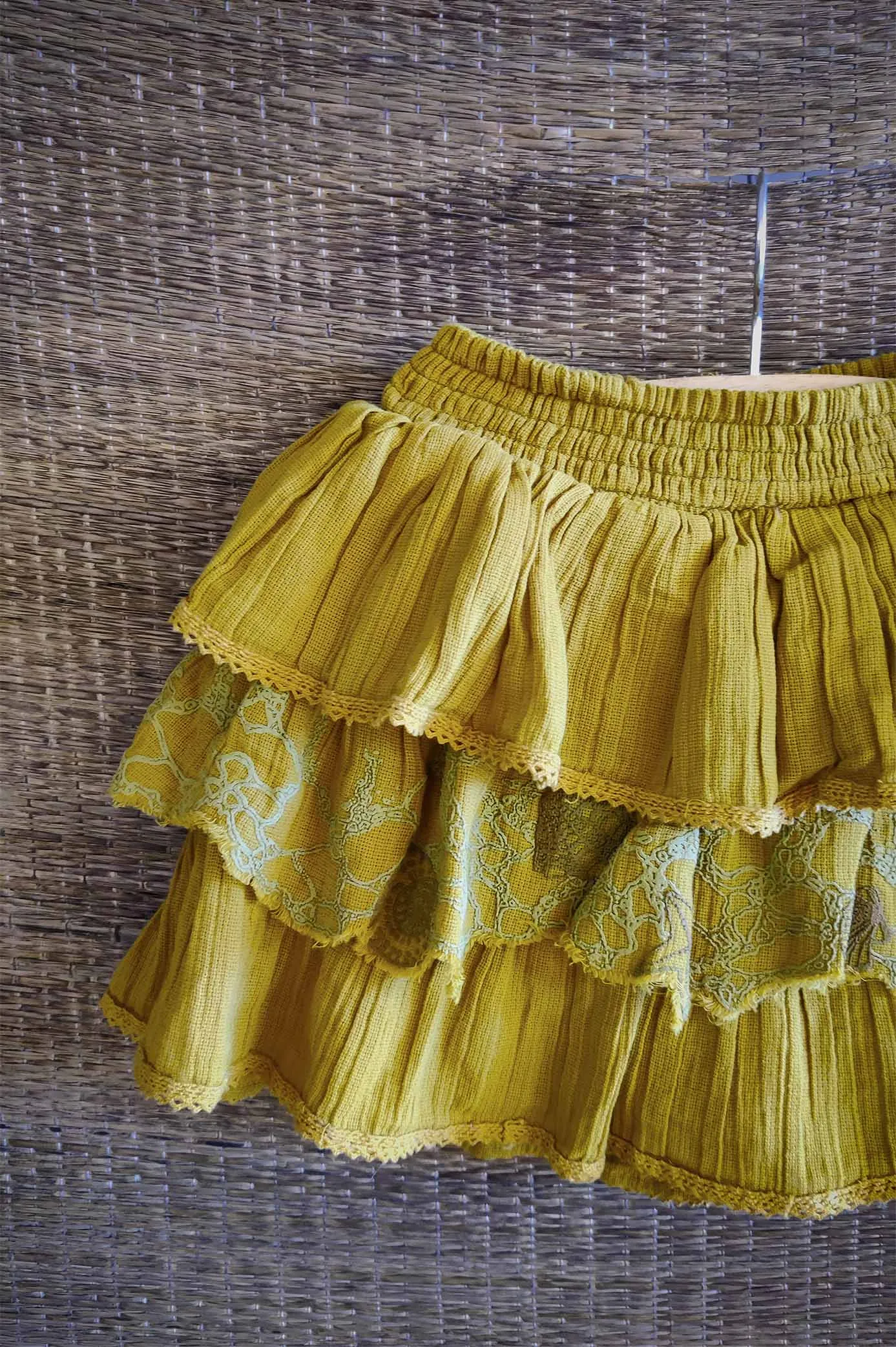 Flutter Skort | Yellow