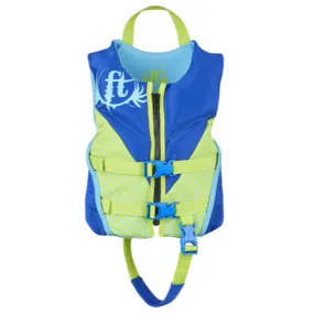 Full Throttle Child Life Jacket Rapid-Dry Flex-Back-Blue