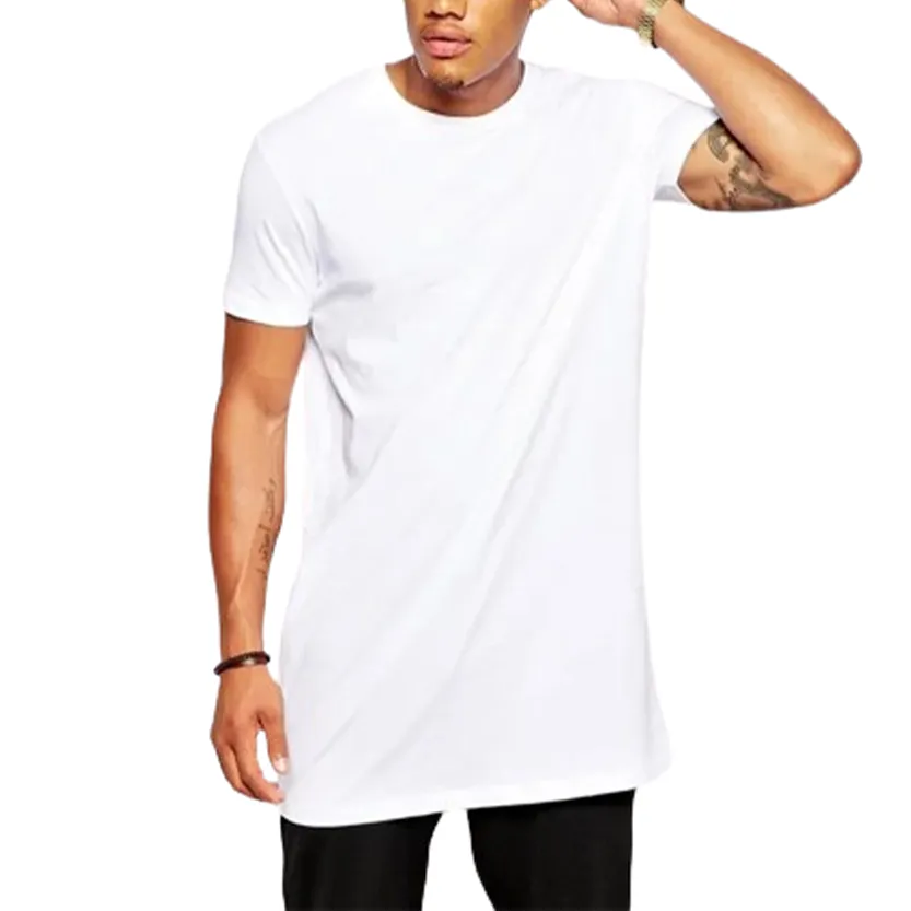 Funki Buys | Shirts | Men's Gothic Short Sleeved Long T-Shirt