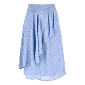 Ganni Asymmetric Ruffled Skirt. Size 42IT