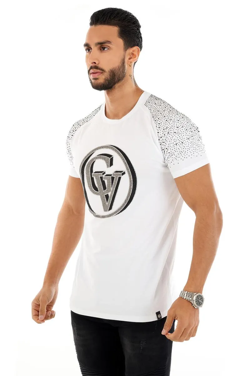 George V Paris T-Shirt with Bold Black Logo