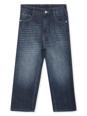 Girls Dark Mercerised Jeans